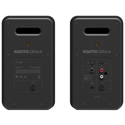 2. Kanto Audio ORA4 – 140W Referenzlautsprecher USB-C / Bluetooth – Schwarz (Paar)