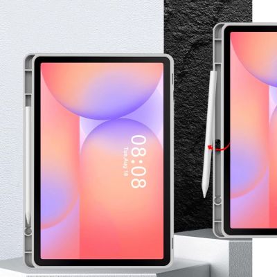 6. Tech-Protect SmartCase Stifthülle für Samsung Galaxy Tab S9 11.0 / S9 FE / S10 FE / S10 Lite 10.9 X710 / X716B / X510 / X516B / X520 / X526 / X400 / X406B – Grau