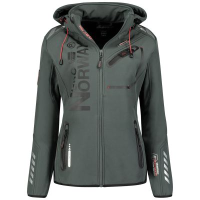 Geographical Norway Softshelljacke (WU8088F/GN Dunkelgrau/Schwarz)