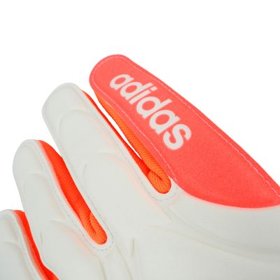 3. adidas Copa League Torwarthandschuhe Weiß und Orange JN5343