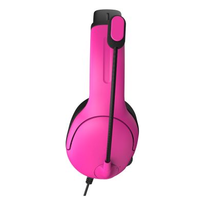 6. PDP Nebula Kabelgebundenes Gaming-Headset mit Kopfbügel, Schwarz, Pink