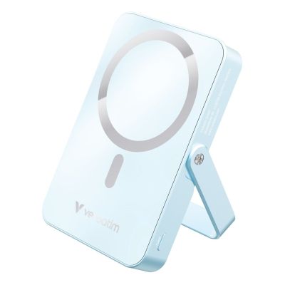 3. Verbatim Charge 'n' Go Magnetischer kabelloser Lithium-Polymer-Akku (LiPo) 10000 mAh Kabelloses Laden Blau