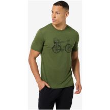 Herren-T-Shirt SUPER.NATURAL M WANDER WHEEL TEE grün