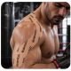 5. Kinesiologisches Klebeband zum Abkleben, 5 m, selbstklebend, beige | DBX Bushido