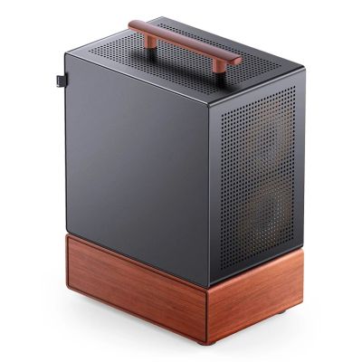 25. Jonsbo T7 PC-Gehäuse, Midi-Tower, mATX, gehärtetes Glas