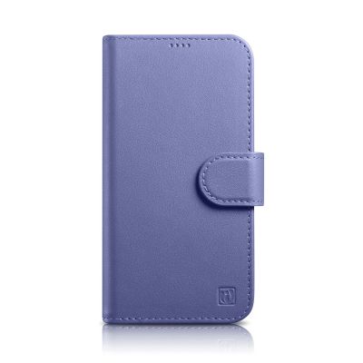 iCarer Wallet Case 2in1 Cover iPhone 14 Pro Max Leder Flip Cover Anti-RFID Hellviolett (WMI14220728-LP)