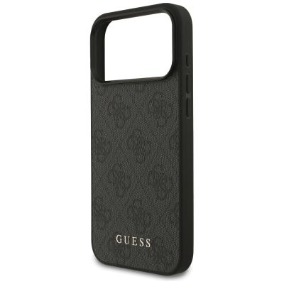 6. Guess 4G Classic Hülle für iPhone 17 Pro Max / 18 Pro Max – Schwarz