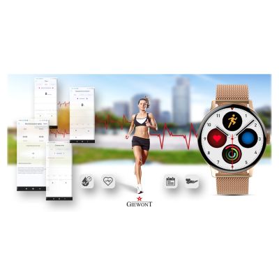 16. GIEWONT Damen-Smartwatch GW330-1 in Roségold