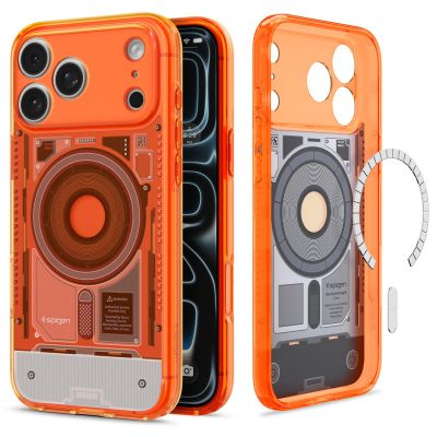 21. Spigen Ultra Hybrid MagSafe Hülle für iPhone 18 Pro / 17 Pro – Orange