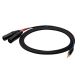 2. SSQ MIXLR3 – 3,5-mm-Stereo-Klinkenbuchse – 2 x XLR-Stecker