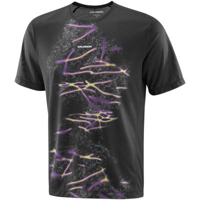 Salomon SHKout Core Grafik-T-Shirt LC2791700 Schwarz L