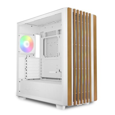 11. Sharkoon Rebel C70G RGB ATX-Gehäuse, 1x Glas, Weiß