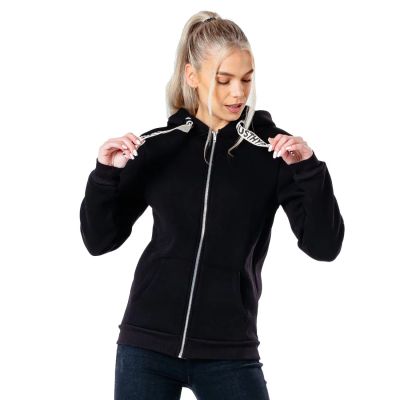 5. Justhype Kapuzenpullover mit Kordelzug und Reißverschluss W HYPWOMHOOD001