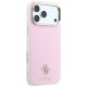 4. Guess Saffiano Small 4G & Classic Logo MagSafe Hülle für iPhone 18 Pro / 17 Pro – Rosa
