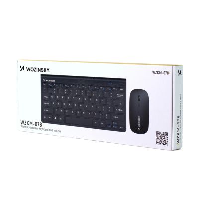 6. Wozinsky Kabelloses Tastatur- und Maus-Set – Schwarz