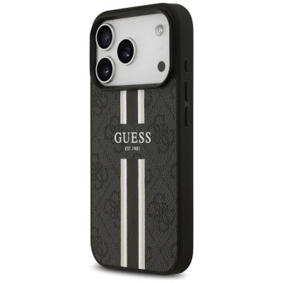 2. Guess 4G MagSafe-Hülle mit Printstreifen für iPhone 17 Pro – Schwarz