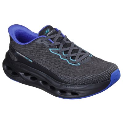 Skechers Herren Max Cushioning Glide-Step SAPPHIRE 220425 BKBL Sportschuhe