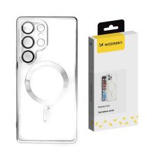 Wozinsky Electroplated Magsafe Case für Samsung Galaxy S24 FE - Silber