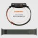 4. Tech-Protect Nylon Elite Armband für Apple Watch 44 / 45 / 46 / 49 mm – grün-orange