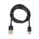 3. IBOX USB-Typ-C-Kabel, 2A 1M IKUMTC (USB 2.0 Typ AM - USB Typ CM; 1m; schwarz)