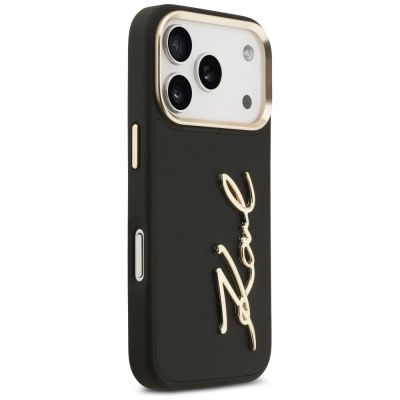 4. Karl Lagerfeld Karl Script Logo Case für iPhone 17 Pro - Schwarz