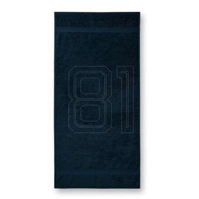 Malfini Frotteehandtuch MLI-90302 marineblau