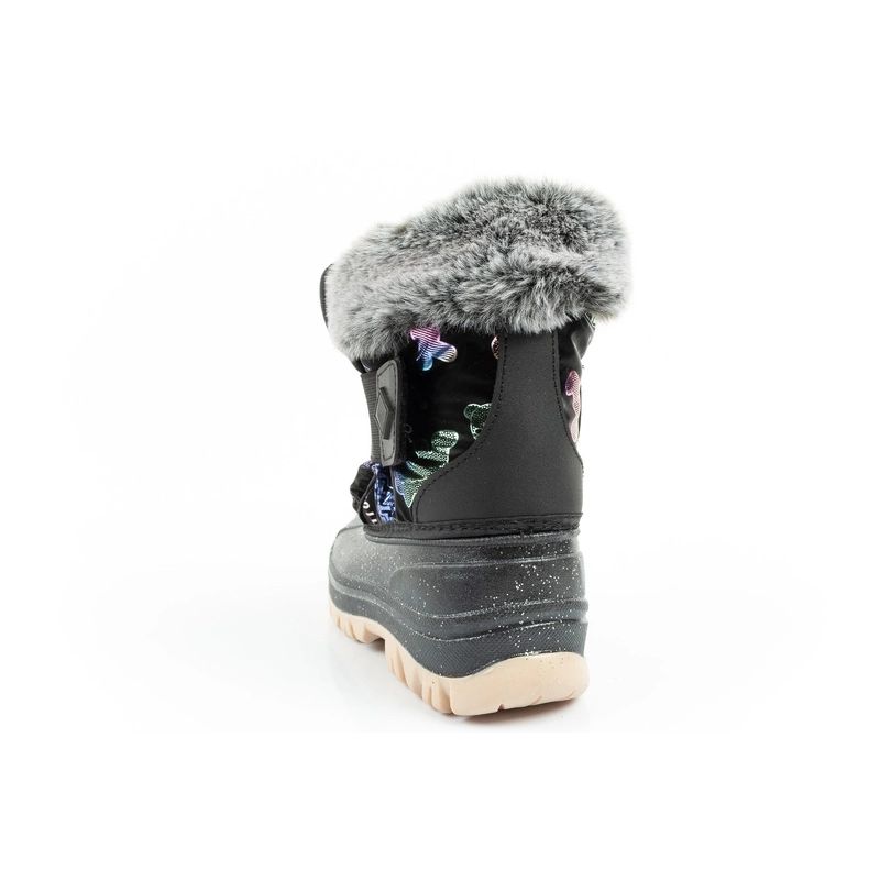 5. Lee Cooper Winterstiefel Kinder isolierte Schneestiefel für Mädchen Schwarz