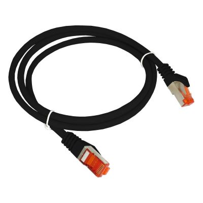 2. ALANTEC Patchkabel F/UTP CAT.6 PVC 1,0 m Schwarz