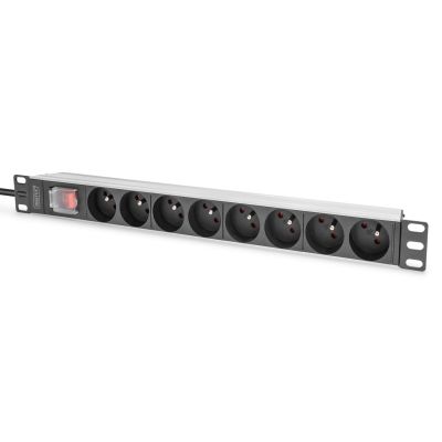 Digitus DN-95402-1-FR PDU Stromverteilungseinheit 8 x Netzwerkdosen 1U