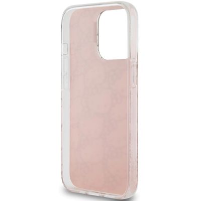 7. Hello Kitty IML Gradient Electrop Crowded Kitty Head Hülle für iPhone 15 Pro – Pink