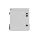 9. Wandregalschrank 10" HERMETISCH IP55 WAND-/STANGENMONTAGE 340X250X500 GRAU LANBERG (MONTIERT)