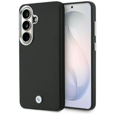 BMW Metalllogo-MagSafe-Hülle für Samsung Galaxy S26 – Schwarz