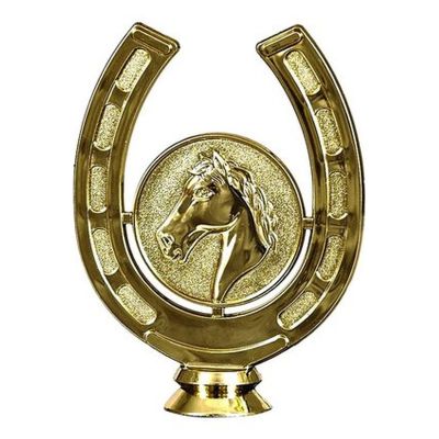 Pferdefigur aus Kunststoff – Hufeisen – T201/G