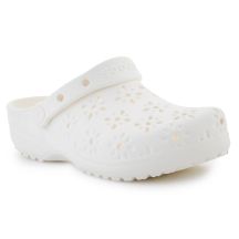 Crocs Classic Floral Cut Out Clog 210927-0WV Kreide