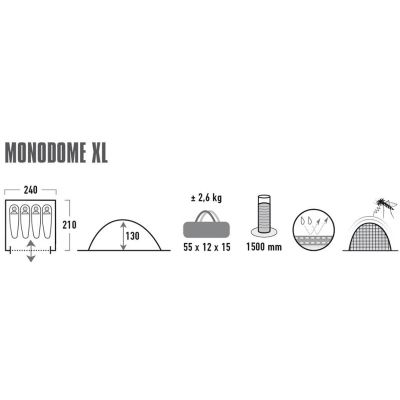 10. High Peak Monodome 4 Zelt 10311