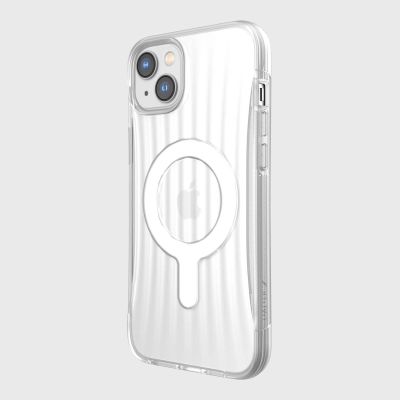 8. Raptic X-Doria Clutch Case iPhone 14 Plus mit MagSafe Rückseite transparent