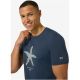 4. Herren-T-Shirt SUPER.NATURAL M SEA STAR TEE marineblau