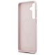 7. Karl Lagerfeld Silikonhülle mit Karl & Choupette-Motiv (MagSafe) für Samsung Galaxy S25 FE – Pink