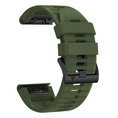 3. Tech-Protect Silicone Armband für Garmin Fenix 5 / 6 / 6 Pro / 7 / 8 / 8 Pro / E / 9 / 9 Pro (47 mm) – Grün