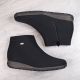 3. Isolierte schwarze Damenstiefeletten Rieker W 98251-00