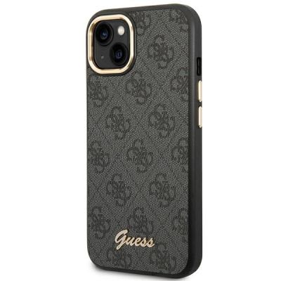 2. Guess GUHCP14MHG4SHK iPhone 14 Plus 6,7 "schwarz / schwarze Hartschale 4G Vintage Gold Logo