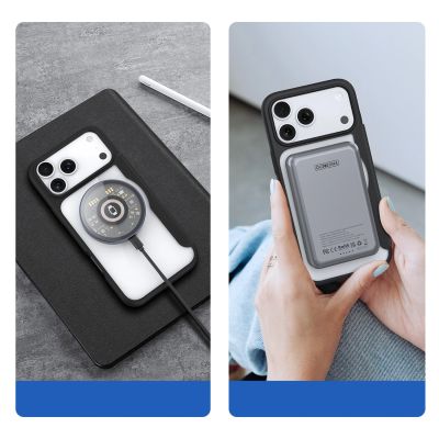 6. Dux Ducis Skin X Pro Hülle für iPhone 17 Pro Max mit Wallet, MagSafe kompatibel - Schwarz