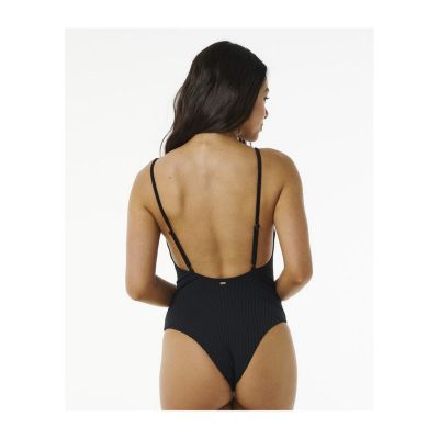 3. RIP CURL Premium Surf Cheeky 1-teiliger schwarzer Badeanzug