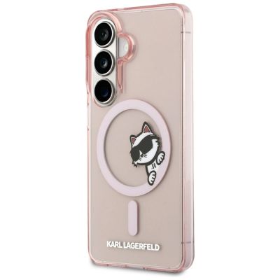 2. Karl Lagerfeld IML Peekaboo Choupette MagSafe Hülle für Samsung Galaxy S26 - Pink