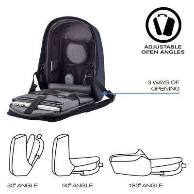 9. XD DESIGN DIEBSTAHLSICHERER RUCKSACK BOBBY HERO SMALL MARINEBLAU P/N: P705.705