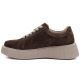 3. Braune Damen-Plateauschuhe aus Wildleder, Jezzi 26PB18-566