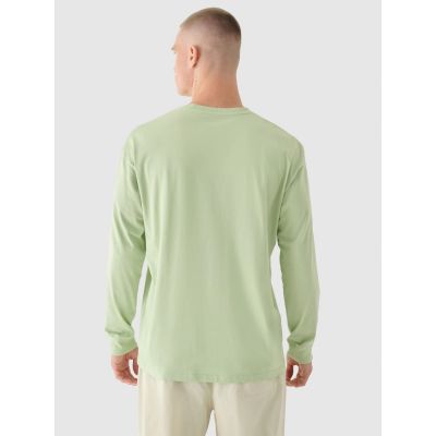 4. Oversize-Langarmshirt für Herren mit Print, Größe 4F 4FRAW24TLONM502-44S