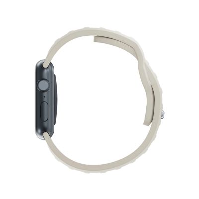 3. 3mk Silikon- Watch für Apple Watch 42/44/45/49 mm – Beige