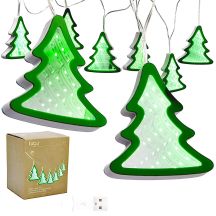 Lampen, Kabel, Girlande, LED-Weihnachtsbäume, USB