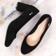 10. Sergio Leone W SK314D Wildleder Pumps mit Absatz Schwarz